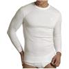 AXIOM Maglia Intima Uomo Girocollo Manica Lunga Ml 6525 Caldo Cotone, Bianco, 6