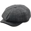 LumiSyne Vintage Berretto Piatto Coppola Uomo Donna 8 Pannelli Cappello Baker Boy Tweed a Spina di Pesce Misto Lana Regolabile Baschi Scozzesi Berretto Gatsby Newsboy cap Cappellino Autunno Invernale