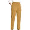 AnnSemo Pantaloni dritti da donna, pantaloni da tuta in tinta unita, pantaloni elasticizzati in corduroy da donna a vita alta, pantaloni a gamba larga da donna, pantaloni comodi e larghi da donna per palestra