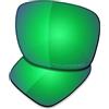 Saucer Lenti di ricambio premium per occhiali da sole Oakley Sliver R OO9342, Alta Difesa - Verde Giada Polarizzato, Taglia unica