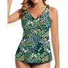 WOWENY Tankini Top da donna regolabile con spalline larghe e taglio ampio