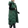Goolecrimp Caldo da Donna Giù Gilet con Cappuccio Moda Lungo Leggero Caldo Inverno Senza Maniche Piumino Casual Cerniera Outdoor Versatile Giacca Senza Maniche (Verde,XXL)