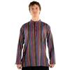 HEMAD Camicia da Pescatore in Cotone Kurta Camicia S-XXXL a Righe