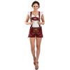 Schöneberger Trachten Couture Pantaloni Corti in Pelle Rosa di Montagna da Donna - Trachtenlederhosen Ladies Oktoberfest Hotpants (42)