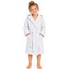 Dorian Home - Accappatoio Bambino Bambina in Microfibra Anallergico, Morbido, Leggero Salvaspazio Assorbente, Rapida Asciugatura con Cappuccio, Tasche, Cintura a Passanti e Gancio, Lavabile (no Stiro)
