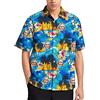 Ozinna Camicia Hawaiana Uomo Personalizzata con Foto,Manica Corta Spiaggia Tropicale Aloha Camicie Estate Floreale per Uomini Hawaiian Shirt