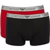 Emporio Armani Emporio Armani Men's 2-Pack Tartan Gift Box Boxer Tronchi Uomo (Pacco da 2)