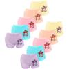 LOREZA ® 10 Mutandine da Bambina in Cotone - Modello Boxer - Stile Hipster - 2-13 Anni