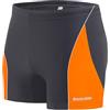 sesto senso Boxer da Bagno Aderente da Uomo, Sportivo e Impermeabile per Nuotare - Taglia 4XL, Colore Blu Grafite - Costume da Bagno Aderente