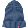 Levi's Indigo Ribbed Beanie, Cuffia Uomo, Blu (Dark Blue), Taglia unica
