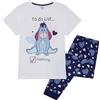 Disney IH-Oh Winnie The Pooh - Pigiami Lunghi da Donna - 100% Cotone - Taglia 40-42