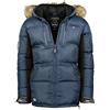 Geographical Norway Danone Men - Parka Uomo Autunno Inverno Primavera - Giacca Calda Uomo - Giacca Vento A Maniche Lunghe - Abito Ideale Elegante Per Uomini (Marino S)