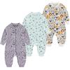 MAMIMAKA Pigiama Bambino Tutina Bimbo 0-24 (Pacco da 3)