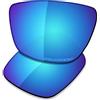 Saucer Lenti di ricambio premium per occhiali da sole Oakley Leffingwell OO9100, Alta difesa - Blu Glacier Polarizzato, Taglia unica