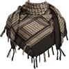 Aonal Sciarpa tattica militare shemagh del deserto, 100% cotone, sciarpa Keffiyeh per collo e testa, per uomini e donne, Marrone, Large