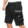 BWOLF Vector Pantaloncini da Lavoro da Uomo, Robusti e Flessibili, 90% Nylon, 10% Elastan, Leggeri, Elastici, con Molti Tasche