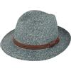 Hut Breiter Breiter Cappello di Paglia Cappello Estivo in 100% Carta Cappello da Sole Bogart particolarmente Leggero, Flessibile, Delicato sulla Pelle e Comodo Jeans mélange XL