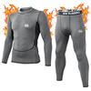 MeetHoo Biancheria Intima Termica Uomo, Biancheria Funzionale Uomo Quick Dry Maglia Termica Invernali da Sport Compression Baselayer per Corsa Ciclismo Calcio