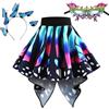 LXWINNER Costume da Farfalla da Donna, Gonna a Farfalla, Cerchietto Farfalla, Maschera, Farfalla Costume, Costume Carnevale da Farfalla, per Costume di Halloween Cosplay Carnevale (L)