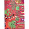 CANNCA Foulard Foulard grande in seta, scialle quadrato con design stampato ed elegante, tessuto di qualità Complemento originale presentato per regalo, Taglia unica (CORAL)