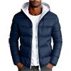 HAOLEI Giubbotto Invernale Uomo Piumino Uomo 100 Grammi Leggero Termici Giubbino Casual Parka Idrorepellente Piumini Antivento Giacca Trapuntata con Cappuccio Rimovibile per Quotidiano Lavoro Scuola Moto