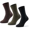 Mat and Vic's Mat & Vic's Calze lavoro uomo - OEKO-TEX 100, 6 paia, Earth Colors, 39-42