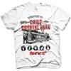 Friday the 13th Licenza Ufficiale Camp Crystal Lake Maglietta Uomo Mezze Maniche (Bianca), Large