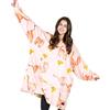 Catalonia Classy coperta indossabile uomo donna, vestito da casa invernale donna, pigiama intero invernale, felpa animali adulti, poncho pile hoodies, Regalo per adolescenti, fidanzata, moglie