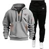 WZYRZ Tuta sportiva da uomo 2 pezzi per Resident/Evil/Umbrella, set completo di tuta sportiva autunno inverno con cappuccio, pantaloni, giacca calda con cerniera