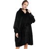 REDESS Felpa con cappuccio Blanket, coperta indossabile Sherpa oversize con maniche e tasca gigante, accogliente felpa con cappuccio per adulti bambini