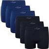 Liabel Boxer Seamless Art. 010. Conf. 6pz. Blu e Nero XL