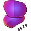 Saucer Lenti di ricambio premium e naselli per occhiali da sole Oakley Plazma OO9019 | Plazma Asian Fit OO9019A, Midnight Sun Polarizzato, Taglia unica