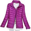 KeYIlowys Piumino Leggero Primaverile E Invernale Tinta Unita Colletto in Piedi Slim Plus Size Piumino Corto da Donna