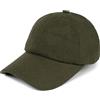 styleBREAKER Cappello da Baseball Unisex in Flanella Liscia con Lana, basetta a 6 Pannelli, Fibbia in Metallo Regolabile 04023088, Colore:Oliva