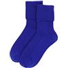 iMongol Calze in puro cashmere, unisex, tinta unita, a coste, realizzate da mongolian Prime First Class Cashmere (1 paio)