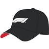 PUMA Formula 1 Cappellino da Baseball Logo - Nero - Taglia Unica