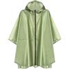 Anyoo Leggero Impermeabile Traspirante Ripstop Poncho con Cappuccio per Attività All'aperto