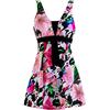 Wantdo Costume da Bagno Donna Curvy Intero con Controllo Pancia Tankini | Vita Alta, Modellante,Push-Up, Senza Ferretto,con Shorts/Gonnellino Integrati,Taglie 44-58,Moda da Spiaggia, Vacanze Estive