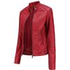 HAOLEI Giacca in Pelle Donna Nera Trapuntata Giubbino Biker Giubbotto Moto Vera Pelle Bomber Donna Giacca Pelle Moto Donna Giubbino Ecopelle Donna Giacca Donna Autunno Giacca Donna Invernale Offerta