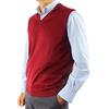 profili di Toscana Gilet Uomo Unito 80% Lana Merinos Made in Italy M-3XL (M, Bordo)