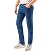 Mastino Pantalone Jeans Blu 5 Tasche Pesante Elasticizzati Casual Uomo, Gamba Dritta(46W/32L)