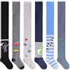 L&K-II Set di 6 Collant per bambini collant lavorati a maglia con motivo calcio auto Dino multicolore 27253 122-128