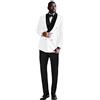 UMISS Uomo Completo Pantaloni Giacca Smoking Doppio Petto Abito 2 Pezzi Jacquard
