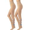 CALZITALY Collant Riposante, Compressione Forte 10mm/Hg, 70 DEN, S, M, L, XL, XXL, 3XL, 4XL, Made in Italy