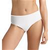 Intimitaly Set 6 Slip Donna Cotone Vita Alta Mutande Donna Cotone Midi Anallergiche Anatomiche (6 Bianchi, XXL)