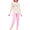 Pyrex Pigiama Lungo Donna in Cotone Jersey Art.PPD1203 Lilla L