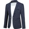 Allthemen Blazer Élégant Uomo Giacca de Sportiva Jacket Business | Risvolto,Leggerment Elastico,Retrò Casual,Leggero Traspirante,2 Tasche,Maniche Lunghe,Festa Matrimonio Smoking,Tutte Stagioni