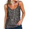 AirMood Donne Sexy Scoop Neck Sparkle Shimmer Tank Gilet Paillettes Top Disco Paillettes Tank, Nero Argentato, XXL