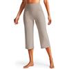 Libin Leggings Sportivi Capri Donna Pantaloni Palestra 21 | Pantaloni sportivi capri 3/4 vita alta elastici, gamba larga, leggeri estivi, pantaloni casual estivi da palestra con tasche