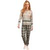 Noidinotte; more than pyjamas Noidinotte - Pigiama Donna Caldo Cotone Articolo Pan di Zenzero - L Verde